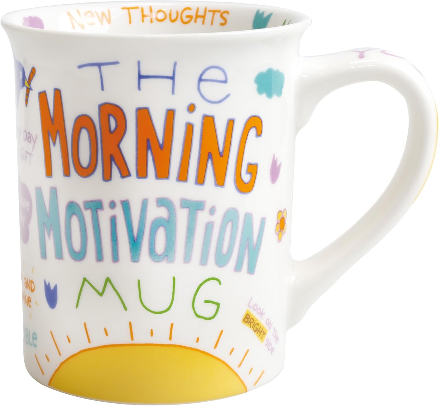 Our Name Is Mud the Morning Motivation Messages Coffee Mug, 16 Ounce, Multicolor