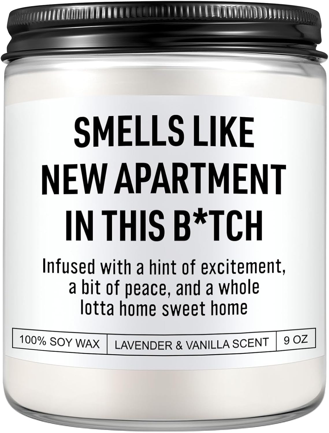 Funny Housewarming Candle, New Apartment Gifts, House Warming Gifts New Home for Men, Women, Couple, Family - First Apartment Essentials, 1St Apt. Must Haves - Closing Presents for Home Buyers
